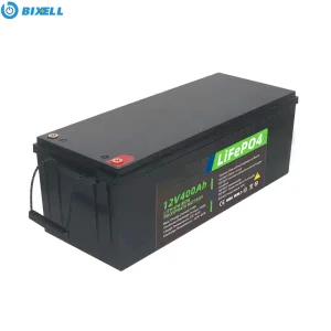 BIXELL CE Certified Rechargeable 12V LiFePo4 400AH/600AH Battery Pack for Home Solar Power System
