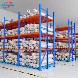 Fabric Roll Rack for Textile Industry Storage