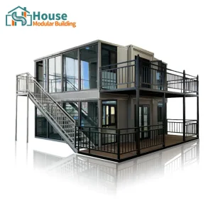 Custom 20ft Two-Story Expandable Container House with Rooftop Terrace Manufacturers, Factories