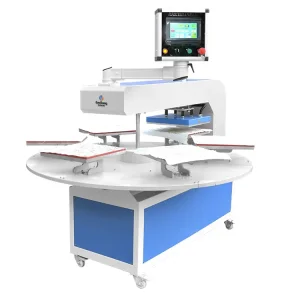 Industrial Rotary Heat Press Machine for Sublimation Paper Transfer on Fabric Roll Continuous Printing for Apparel and Home Textile