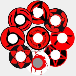 HOT Wholesale Color Eye Contact Lens Anime Cosplay Supplier Cosmetic sharingan Contact Lenses