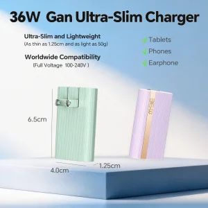 36W USB-C Pd Charger, Compact Lightweight for Travel Daily Gifting Use