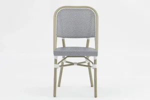 Wholesale Outdoor dining stackable aluminum rattan bistro chair