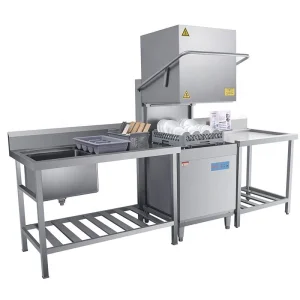 ETL CE High Capacity China Automatic Commercial Hood Type Freestanding DishWasher Dishwasher Restaurant Dishwashing Machine