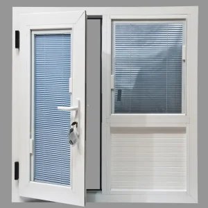 Aluminium Casement Window Manual Magnetic Shutter