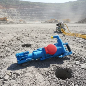 Customizable Y24 Y26 YT27 YT28 YT29A Hand Held Rock Drill Jack Hammer Engine-Powered Air Leg 40MM Drilling Diameter 6m Depth