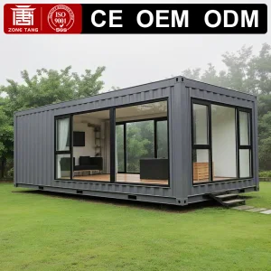 Hogares de contenedores prefabricados de lujo modulares móviles personalizables