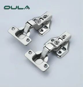 Hydraulic Concealed 105 Degree Iron Spring Hinges Furniture Accessories Hardware for Kitchen Cabinets Doors Bedrooms Home Use