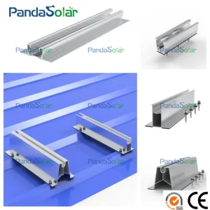 Aluminum Profiles Solar Panels Roofing Support H30 Short Rail Montage Brackets