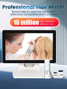 Professional Portable Device for Hair Loss Treatment Scalp Care in Salon Clinic-Scalp Analyzer Hair Follicle Detector