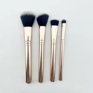 Red Cosmetic Brush Set Professional Makeup Brushes