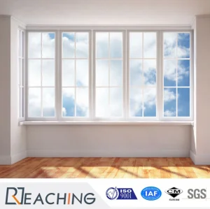 Chinese Manufacturer UPVC/PVC Window Plastic Fixed Window for Project