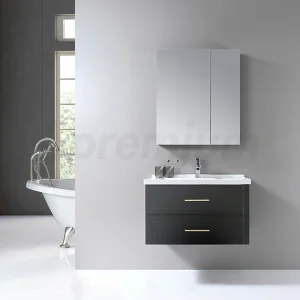 Black Floating Sink