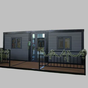 Edifício Modular de Aço com Cozinha e Banheiro