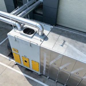 Industrial RCO VOC Treatment System with 95% Heat Recovery &amp; PLC Control, Low Temperature Catalytic Oxidizer for Paint Spray &amp; Pharma Waste Gas