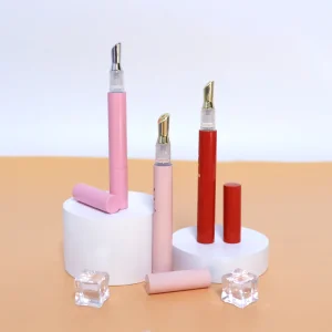 New Custom 2ml Twist Cosmetic Empty Lip Plumper Pen Container Clear Lipgloss Pen Wholesale