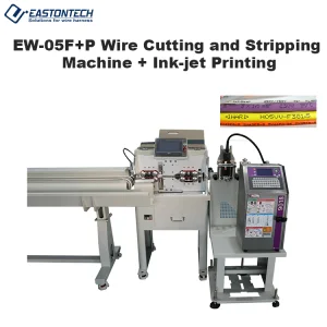 High-Precision Cable Cutting and Stripping Machine with Integrated Printer