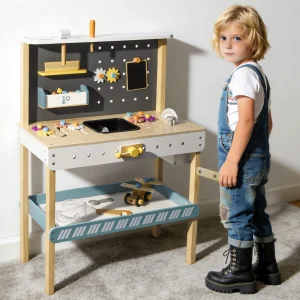 Wooden Workbench Play Set