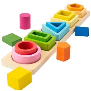 Hot Sale Sorting Stacking Toys Educational Toys Wooden Montessori