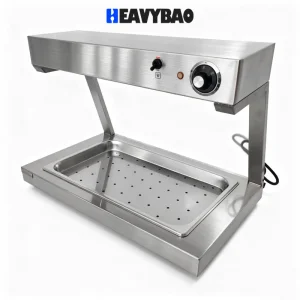 Heavybao Counter Top Commercial Electric Stainless Steel Buffet Heat Lamp for Restaurant