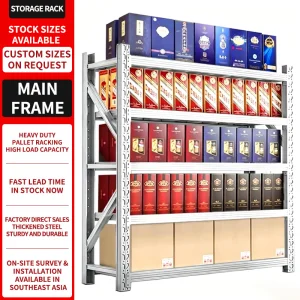 High Quality Load-bearing 300kg Boltless Shelving