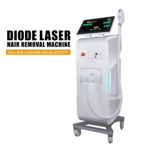 808nm High Power Diode Laser Hair Removal Machine Professional Hair Loss 2 Years Warranty Bikini Line Hair Reduction Equipment