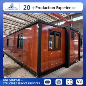 Prefabricated Prefab Capsule House Modular House Double Insulation Wall Energy Efficient Double Wing Expandable House