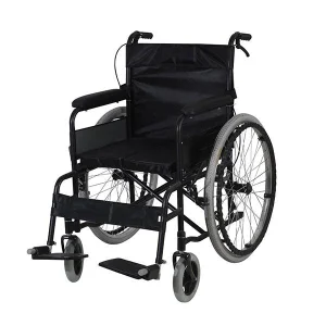 Hot Sales Extra Wide Manual Steel Wheelchair Bariatric Fat Person Disabled