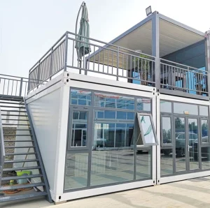 Mobile Breathable Modern Chenggang Prefab Sandwich Panel 20ft Flat Pack Folding Container House for Office Building Shop Use for