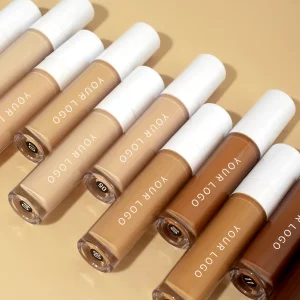 Wholesale Longlasting Vegan Cruelty Free Face Makeup Concealer Private Label Custom Logo High Definition Liquid Concealer