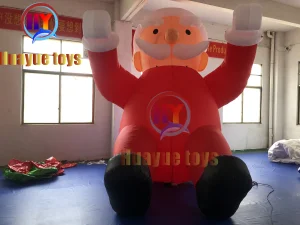Wholesale Santa Claus with a White Gift Bag