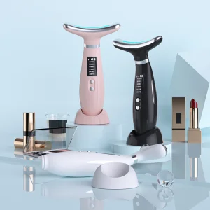 Neck Face Massager Face Sculpting Tool 3 Colour Modes and Vibration for Facial Massager Double Chin Reducer
