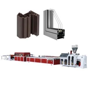 PVC Profile Window Door Frame Panel Ceiling Board Twin Screw Plastic Extruder