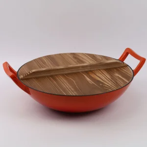 36cm Cast Iron Wok