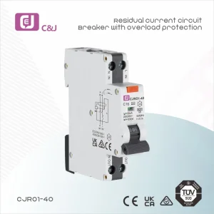 1p+N Disjuntor de Corrente Residual com Proteção contra Sobrecarga