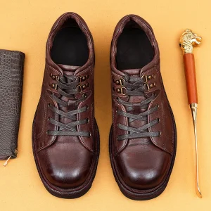 Goodyear Mens Handcrafted Leather Shoes