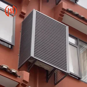 External Rain Proof Weather Metal Air Conditioner Louver Aluminum Air Conditioner Cover