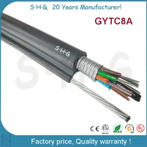 12/24/46/48/60/72/96/144 Aerial Figure 8 Multi Loose Tube Outdoor Fiber Optic Cable (GYTC8S)