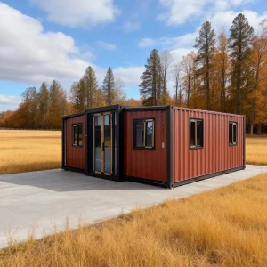 Estación de campo casa prefabricada expandible laboratorio modular de investigación ecológica