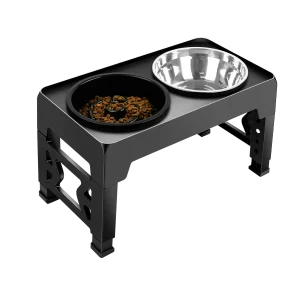 Five Height Adjustable Stainless Steel Slow Feeder