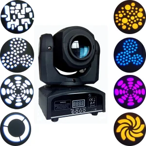 Professional DJ Equipment Party Lights Zoom Wash LED Stage Light Professional 10W Gobo Mini LED Moving Head Light