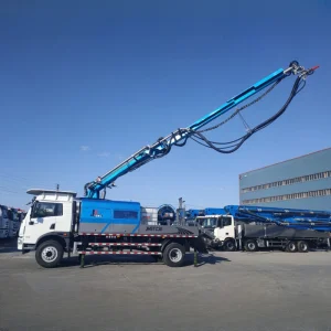 Concrete Distributor Truck-Mounted Wet Concrete Shotcrete Pump Truck Shotcrete Concrete Pump