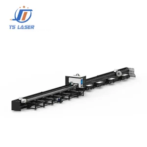 550 20KW 4 Chucks CNC Fiber Laser Tube Cutting Machine with Semi Automatic Loading and Unloading and Bevel Cutting
