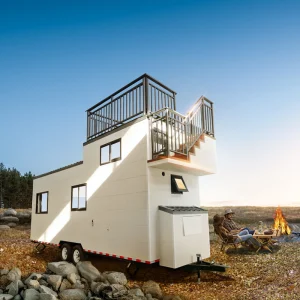 Casa modular tiny house sobre rodas