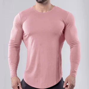 Camiseta de Manga Longa de Fitness