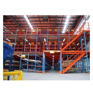 Industrial Mezzanine Platform Metal Shelving Unit Racks Steel Storage Shelf for Multi-tier Storage Rack