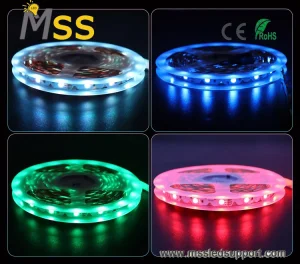 S Shape Zig Zag Foldable Bendable 12V 24V RGB LED Strip Light RGB LED