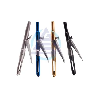 Professional Manual Stainless Steel Dental Anesthesia Syringe Aspirating Anesthetic Surgical Set Ergonomic Grip CE Certified
