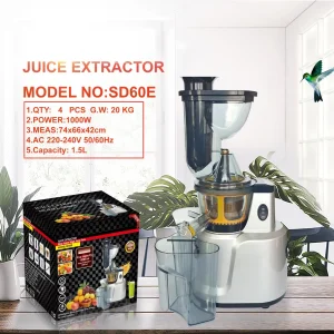 SD60e Extrator de Suco Elétrico para Uso Doméstico