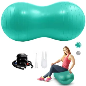 Amazon Hotselling Gym Fitness Shaped Peanut Physio Roll Yoga Balance Ball